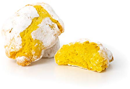 Paste di Mandorla Artigianali al Limone 250g Dolciaria Fiorillo | Prodotto fresco | Paste sigillate singolarmente in monoporzione