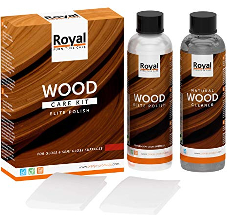 Royal Elite Polish Wood Care Kit & Cleaner 2x250ml