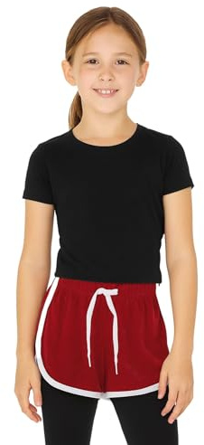 A2Z 4 Kids Girls Shorts 100% Cotton Dance Sports Trendy Fashion Summer Hot Short - Girls Shorts 426 Velour Pink 7-8