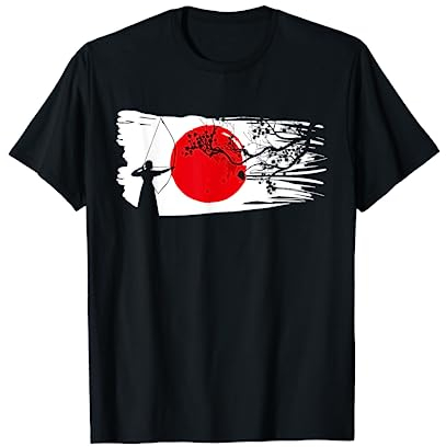 Yumi Bogen Kyudo Japanisches Bogenschießen T-Shirt