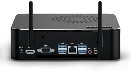 WEIDIAN Mini PC, 12th Gen Core i7-12650H, Micro PC 4K@30hz HD, VGA, WIFI6, BT5.2, 4*USB3.0, 4*USB2.0, Gigabit Ethernet, Wake on LAN, pour la HTPC, Bureautique (32GB DDR4 RAM 1TB SSD)
