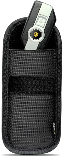 EXOSFER - Etui Anti RFID et Ondes pour Clé de Voiture - Pochette Cage de Faraday - Blocage Signal, Anti Piratage, Antivol Auto, Protection Carte Bancaire NFC - Ripstop (1 pochette Small)