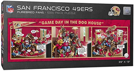 YouTheFan NFL San Francisco 49ers Game Day in The Dog House 1000 Teile Puzzle