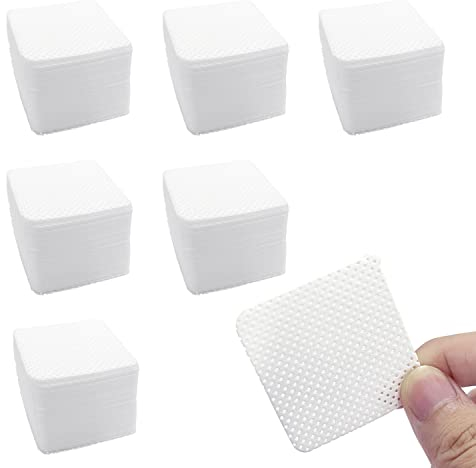 500 Stück fusselfreie Reinigungstücher für Nägel, entfernen Nagellack und Make-up-Flecken, nass und trocken, reinigen hartnäckige Flecken, für DIY-Nagelgeschäfte, Schönheitssalons.