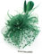 Fascinators Hat for Women Ladies Wedding Fascinators Tea Party Hat Flapper Pillbox Hat Ascot Race Hat Feather Flower Fascinator Beaded with Headband Hairclips Dotted Mesh Hat Headdress Headpieces