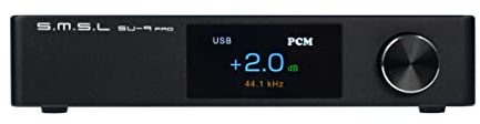 S.M.S.L SU-9 PRO Unterstützung MQA & MQA-CD LDAC Bluetooth 5.0 DSD512 XMOS XU-316 PCM 768kHz/32Bit Qualcomm Aptx Hochleistungs-Audio-DAC-Decoder