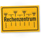 DankeDir! Rechenzentrum - 30 x 20 cm Schild - Geschenk Freunde Hobby Gärtner Geschenkidee - Geburtstagsgeschenk Garten Spruchschild lustiger Spruch Garage Schuppen Gartenhütte