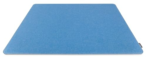 SIGEL SA202 Schreibtischunterlage, recyceltes PET + PP, hellblau, dunkelgrau, beidseitig verwendbar, 60 x 45 cm