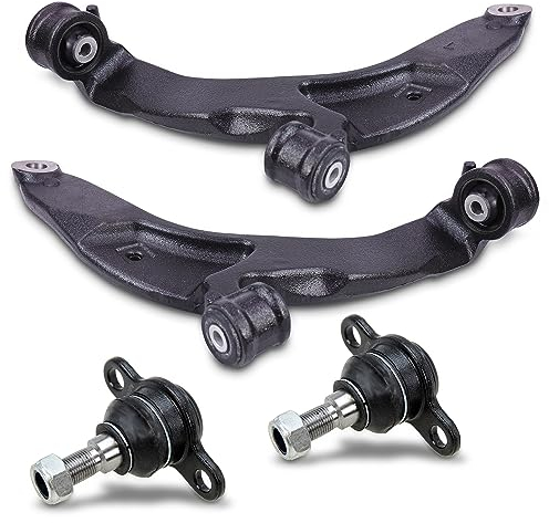 BESTPRICE Querlenkersatz - 2x Querlenker vorne 2x Traggelenk vorne Kompatibel mit VW MULTIVAN T6, TRANSPORTER T5, TRANSPORTER T6 / CARAVELLE T6