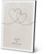 ARTFAVES® Personalisiertes Bild - Line Hearts - Geschenk für Paare, Hochzeit, Kennenlerndatum, Hochzeitstag als Poster 21 x 30/30 x 40 cm ohne/mit Rahmen oder als Holzbild