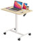 Dripex Escritorio neumático regulable en altura, escritorio de pie móvil, mesa de ordenador con ruedas, escritorio ergonómico de pie, mesa auxiliar para cama, mesa de pie para oficina en casa, oficina
