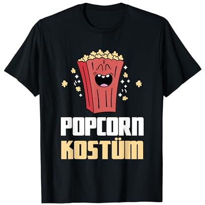 Popcorn Kostüm Für Karneval Popcornverkleidung Filmliebhaber T-Shirt
