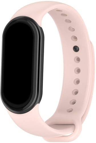 Pheant Sportarmband Kompatibel mit Xiaomi Smart Band 8 Armband Silikon Ersatzarmband für Damen Herren, Rosa