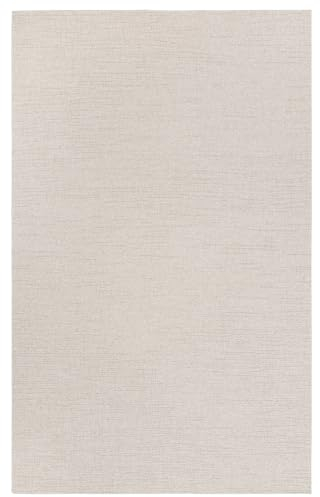 TESSO LIVING In- & Outdoor Teppich – 120 x 160 cm Creme – Wetterfest & rutschfest, UV-beständiger Kurzflorteppich – Ideal für Balkon, Terrasse, Küche & Camping