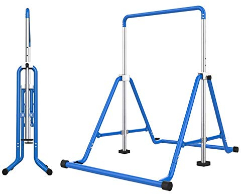 JKJZSALJ Ausziehbare Turnrecks, Kräftiges Stahlrohr, Heimsport-Trainingsgerät Für Kinder, Junior-Trainingsreck, Höhenverstellbar, Gymnastik Für Anfänger
