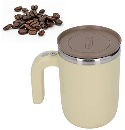 AILOOCEDI Auto Self Stirring Coffee Mug, Self Stirring Mug Magnetic Charging Electric Automatic Stirring Stainless Steel Cup for Coffee Tea Hot Chocolate Milk