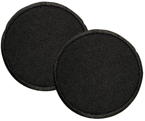 Custom Image Patches, Iron-On or Sew-On Backing, Round Logo Designs, Custom Printed Badges for Birthday and Parties Dog Tags (2)