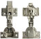 Highdecora Soft Close Full Overlay Cabinet Door Hinges, 110 Degree, Nickel Plated, 35mm, 4D Adjustment, 2 Pack