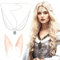 JeVenis Luxus Elfenkopfschmuck Elfenohren Elfenkrone Tiara Fee Kopfbedeckungen Elfenkopf Fee Elfenkopfschmuck Kreisel Kopfstück für Fantasy Renaissance Party