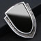 CDETKGER Auto Emblem Aufkleber, für Audi A6 C8 A7 2019-2024 Kühlergrill Abdeckung Abzeichen Auto Frontstoßstange Heckkoffer Emblem Aufkleber,B