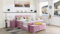 Boxspringbett Terz 240x220, DS-Viola, 7-Zohnen Taschenfederkernmatratze, Komfortschaum - Inklusive Aufbau - Deutscher Hersteller