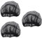 COLLBATH 36 Stk Haarnetzkappen Haarnetz für Haarnetz für Labors Haarnetz für Arbeitssicherheit Mesh-Häkel-Haarnetz Haarhauben Vlieskappe Schlafmütze elastische Haarnetze Black