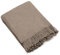 WoolMe Wolldecke Latte 130x180cm Paula - Kuscheldecke flauschig aus 100% Wolle - Plaid Decke perfekt als Sofa Überwurfdecke, Sofadecke, Wohndecke, Couchdecke, Hergestellt in Litauen