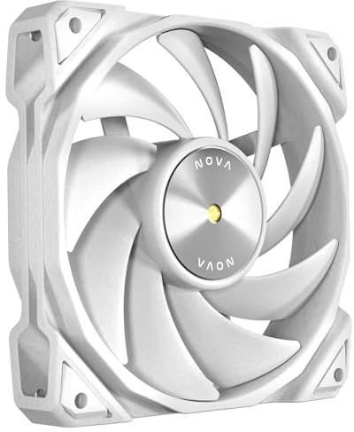 Antec Nova 120 Ventilateur PC PWM, 120 mm, contrôle de vitesse triphasé, 3200 tr/min, matériau LCP, compatible avec ordinateur de bureau