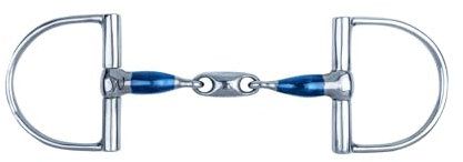 WALDHAUSEN Sweet Iron D- Ring Gebiss, dopp.Geb.,anatomisch, S:14 mm,B:11