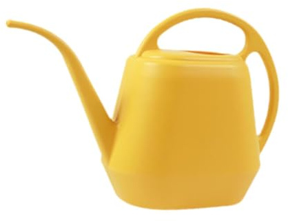 Fenteer Arrosoir de Jardin 2L avec Léger pour Plantes D'Intérieur et D'Extérieur Grande Capacité et Poignée Ergonomique Adapté Aux Plantes en Pot et, Jaune