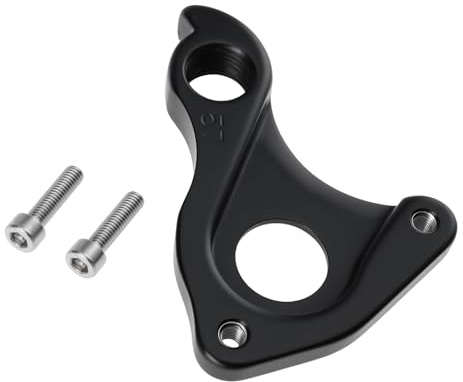 ECSiNG 1 Set Fahrrad-Schaltauge mit Schrauben DH-053 Kompatibel mit Merida One Twenty 27.5 Schwarz