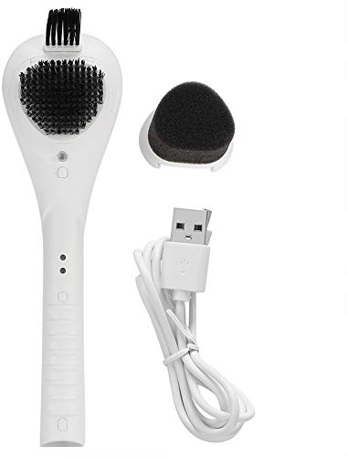Ultrasonic Shoe Cleaner | USB Rechargeable Electric Shoe Brush with 2 Speeds | Deep Cleans Sneakers/Boots/Delicate Fabrics | Removes Stubborn Stains, 1000mAh Battery