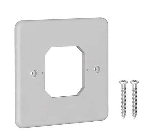 Adattatore da Scatola 503 a 502 per Termostati Smart – Placca di Conversione con Viti Incluse – Colore Bianco