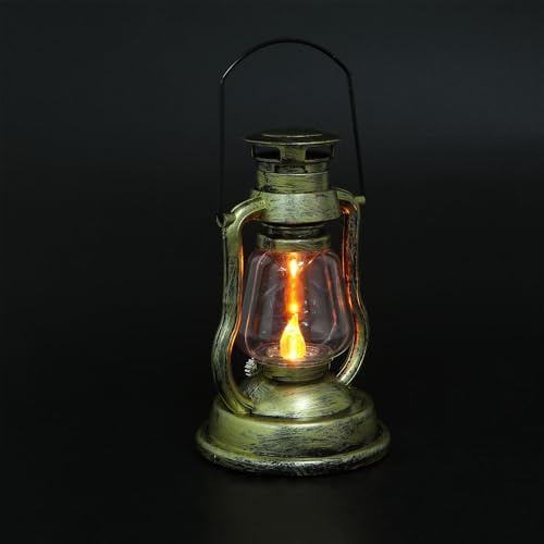 Kichvoe Kreative Petroleumlampe aus Abs im Retro Stil Dekorative Vintage Handlampe mit Langer Leuchtdauer für Party und Ladenbeleuchtung
