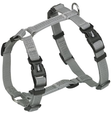 Nobby 52065-42 Geschirr Full Reflect grau S-M: Hals: 29-35 cm, Brust: 40-50 cm, B: 15 mm