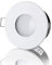lambado® LED Spots Flach für Badezimmer IP65 in Weiss - Moderne Deckenstrahler/Einbaustrahler für Außen inkl. 230V 5W Strahler warmweiß dimmbar - Hell & Sparsam