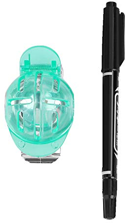 Golfball Markierer, Kunststoff Ballmarkierer, Liner Ausrichtungswerkzeug, Markierung mit Stift, für Golfspieler, Praktiker und Trainer, Grün