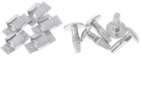 Gwxevce 5 Pairs Clips de Montage du Moteur Vis de Montage sous Cache pour Peugeot 206 207 406 407 806 807