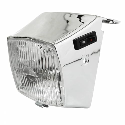 Phare-projecteur Cyclo Adaptable Peugeot 103 mvl, Vogue Chrome (Complet) -Selection p2r-
