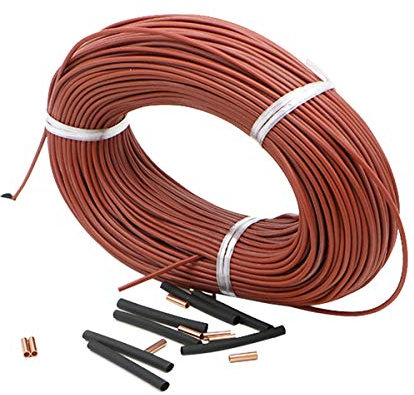 LKXHarleya Cavo Riscaldante A Pavimento, Cavo Radiante A Infrarossi Portatile, Accessorio Termostato Riscaldamento A Pavimento Per Pavimento Caldo, 100m