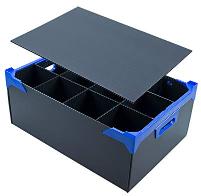 Caterbox Martini Glasses Storage Box with Lid | 12 Cells | Stemware Storage Box | Max Glass Height 190mm | Max Glass Width 111mm