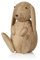Lucie Kaas - Hase, Dekohase - Bunny - Eiche - Farbe: Natur - Höhe 9cm