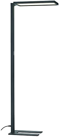 SLV Stehleuchte WORKLIGHT / LED Innen-Beleuchtung, Studio-Lampe, Wohnzimmerlampe, Deko-Leuchte, Lese-Lampe / 4000K 79W 7600lm schwarz