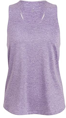 Racerback Sport Shirt -Heathered- | Farbe: Flieder Meliert | Grösse: S