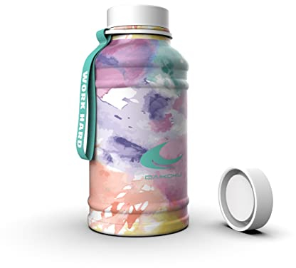Daikoku - Botella de Agua de Acero Inoxidable 1.3L | A Prueba de Fugas | Aislamiento Térmico de Doble Pared Gimnasio, Senderismo y Viajes | Multicolor