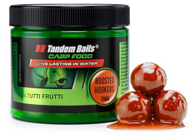 Tandem Baits Karpfen Futter Angelfutter Hakenköder Carp Food Boosted Hookers 18 mm 300 g Mega Tutti Frutti