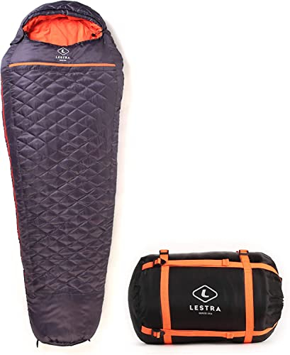 Lestra Sport Mont Everest 210 - Sac de Couchage Toutes Saisons - T° Limit Confort -05°C - Confortable & Performant - Adulte - 210 x 80 cm - 1,7 kg