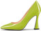 Castamere Mujer Aguja Alto High Heel Puntiaguada Punta Slip-on Pumps Sexy Dress Clásico 10 CM Heels Verde Lima 38 EU