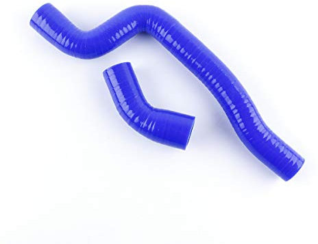 LUXERAD Kit de manguera refrigerante de radiador de silicona para Yamaha Raptor 660 YFM660 2001 2002 2003 2004 2005 (azul)