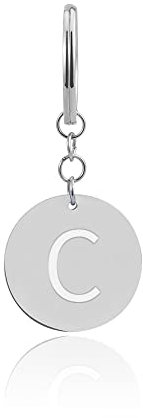 Schlüsselanhänger personalisiert | 2 in 1 Einkaufswagenchip Schlüsselanhänger C Carina Carla Carola Celina Celine Chiara Christina Clara Claudia - Valentinstag-Geschenk für Sie und Ihn